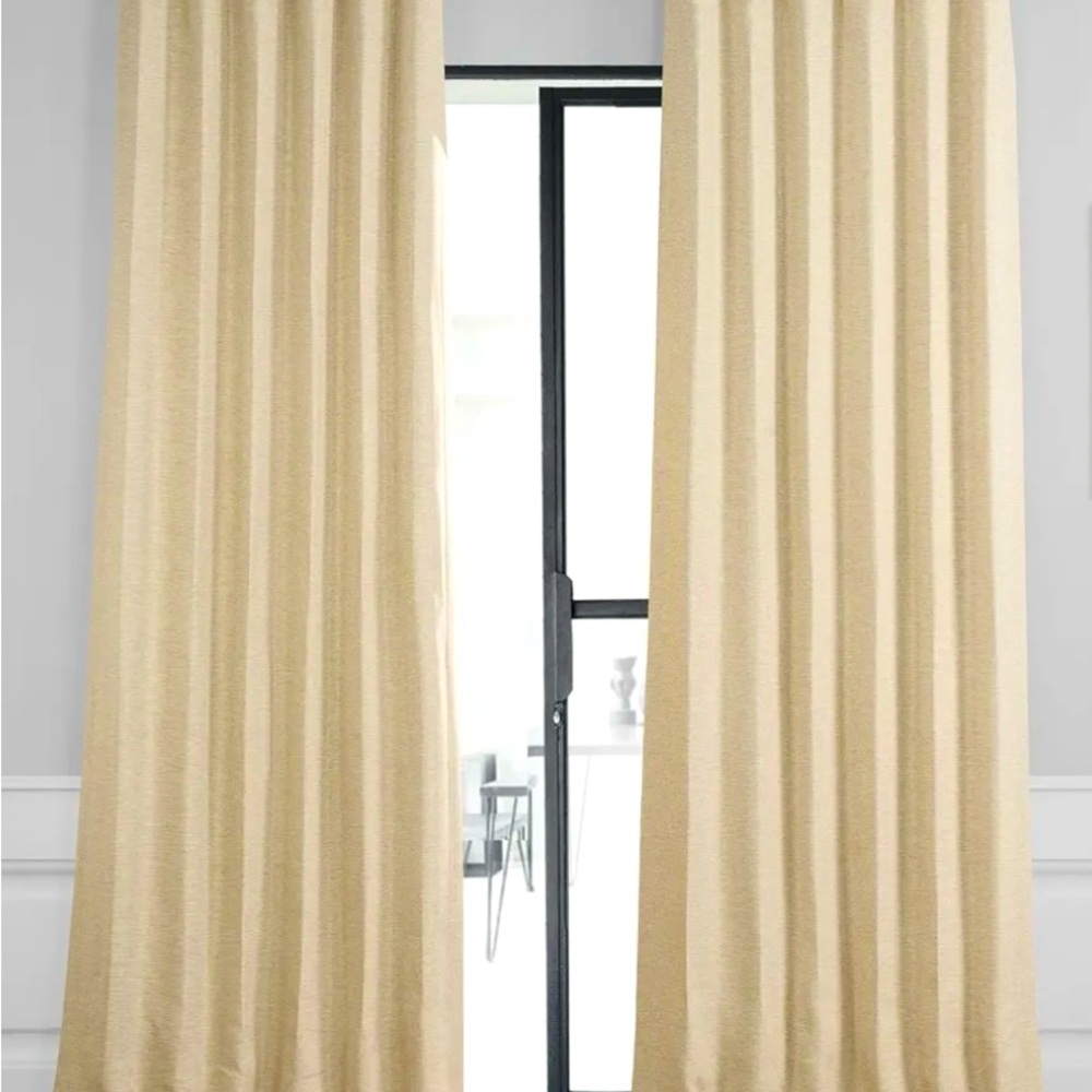 COPY - Bellino Drapes 
Panel: 50” x 108” Long 
Color: Candlelight